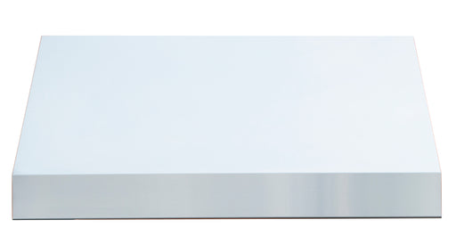 Stono Outdoor Living The TrueFlame 36" Outdoor Vent Hood (TF-VH36-2) by TrueFlame features a minimalist white rectangular design with clean edges, showcased against a plain white background.