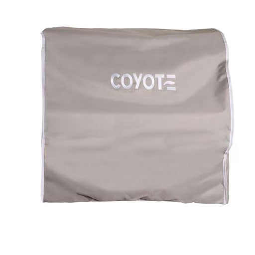 Stono Outdoor Living Protect your 36" grill with the Coyote Cover for 36" Grill (CCVR36-BIG). This gray, weather-resistant cover features "COYOTE" in white on the front—perfect protection for your outdoor cooking equipment.