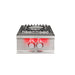 Stono Outdoor Living The TrueFlame Propane Gas Power Burner - TFPBL by TrueFlame is a stainless steel burner with high BTU output, two red-lit control knobs, a single burner and grate, plus a front indicator light—ideal for any outdoor kitchen.