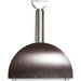 Stono Outdoor Living The Coyote 40" Duomo Wood Fired Outdoor Oven (C1PZ40WC) features a sleek copper dome and tall stainless steel chimney, shown against a white background.