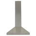 Stono Outdoor Living The Coyote Duct Cover for Chimney Hood is a stainless steel extension designed for ceilings, ideal for enhancing ventilation and style in your outdoor kitchen setup.