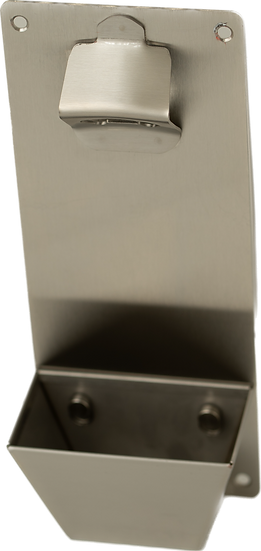 Stono Outdoor Living The KoKomo Bottle Opener and Cap Catcher by KoKoMo Grills (KO-BTLOPNR) is a wall-mounted stainless steel opener with a built-in cap catcher, ideal for any outdoor kitchen.