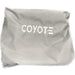 Stono Outdoor Living The Coyote Cover for 42" Grill (CCVR42-BIG) is a gray fabric bag with "COYOTE" and a stylized design in white on the front, perfect for storing grill or outdoor appliance covers. The bag has a slightly wrinkled appearance.