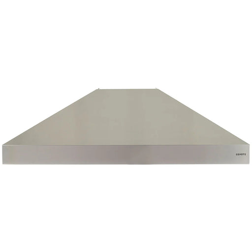 Stono Outdoor Living The Coyote 48" Outdoor Chimney Hood (C1HOOD48) by Coyote is a stainless steel, wall-mounted range hood with a sleek, modern rectangular design and powerful ventilation for efficient air purification.