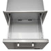Stono Outdoor Living The Coyote 26" Pull Out Ice Chest (C3-CPOC) features a clean stainless steel interior and modern handle—perfect for outdoor kitchens or as an ice chest drawer.