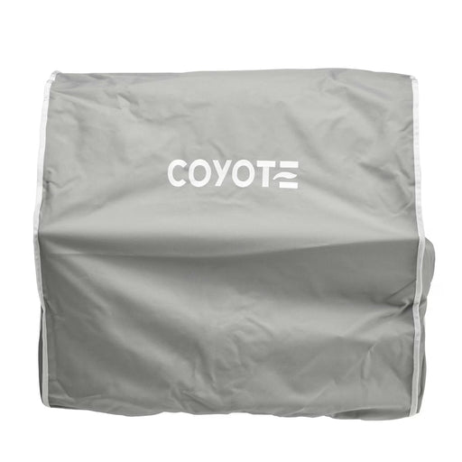 Stono Outdoor Living The Coyote Cover for 30" Grill, Gray (C3-CCVR30-BIG), is a light gray, weather-resistant cover with "COYOTE" in white capitals on the front, displayed against a plain white background.