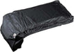 Stono Outdoor Living The Blaze SB2 Built-in Cover - 2SBBICV by Blaze, rectangular with a glossy black finish, lies flat and partially unzipped like a vinyl grill cover against a white background.
