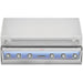 Stono Outdoor Living The Twin Eagles Eagle One 42-Inch 3-Burner Built-In Propane Gas Grill (TE1BQ42RS-L) features a sear zone, infrared rotisserie burner, three control knobs, and sleek stainless steel design for modern luxury grilling.