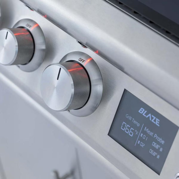 Blaze 26-in Built-In Natural Gas Outdoor Oven w/ Bluetooth Probes & Rotisserie - BLZ-LTE3OVN-LP