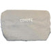 Stono Outdoor Living A weather-resistant, light gray Coyote Cover for 42" Grill (CCVR42-BIG) featuring the COYOTE brand name in bold white uppercase letters at the center.