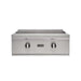 Stono Outdoor Living Front view of the Coyote 30" Flat Top Grill in Natural Gas (C3FTG30NG) with two control knobs and centered COYOTE logo, ideal for outdoor kitchens, shown against a white background.