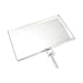 Stono Outdoor Living The Tagwood BBQ Height Adjustable Griddle - BBQ54SS by Tagwood BBQ features a rectangular glass sheet with a 304 stainless steel handle, designed as an extension or accessory for your grill, shown on a white background.