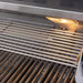 Stono Outdoor Living Close-up of the Blaze Premium LTE+ 32" 4-Burner Propane Grill’s clean stainless steel rods and built-in grill lights. Enjoy lasting quality from Blaze, backed by a lifetime warranty. Model: BLZ-4LTE3-LP.