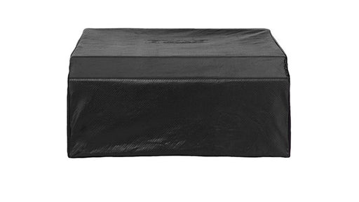 Stono Outdoor Living The Lynx 30” Carbon Fiber Vinyl Cover Asado (built-in), model CCASADO, is a black, weather-resistant rectangular cover that fully shields your grill from dust, rain, and outdoor elements. Shown here against a plain white background.