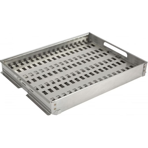 Stono Outdoor Living The Coyote Charcoal Tray for 34" & 36" Grills (CCHTRAY15) lets you easily add charcoal grilling to your gas grill, perfect for enhancing flavor when cooking vegetables or small foods on your Coyote grill.