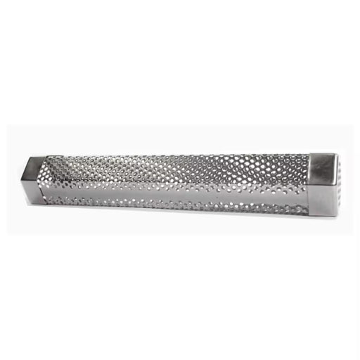 Stono Outdoor Living The Coyote Smoker Tube for Pellet Grill – CSTUBE is a rectangular stainless steel tube with side perforations, perfect for infusing rich smoke flavor into barbecues and pellet grills. Shown here set against a plain white background.
