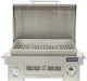 Stono Outdoor Living The Coyote 25" Portable Grill (C1PORTLP) features a ceramic high-heat burner, marine-grade stainless steel construction, a front-left temperature gauge, and right-side control knob for precise grilling wherever you go.