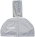 Stono Outdoor Living The Coyote Cover for 30" Hybrid Multi-Fuel Outdoor Oven (CCVR30PZ-BIG) is a light gray, weather-resistant cover with “COYOTE” in white, designed to protect your outdoor oven and features a tall center section and zippered closure for a secure fit.