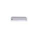 Stono Outdoor Living Front view of the Le Griddle - OMLLID40 stainless steel wall shelf for GEE40/GFE40 + OML40 Pro, featuring a tubular bar underneath for hanging items or holding the Stainless Steel Lid or accessories. Isolated on a white background.