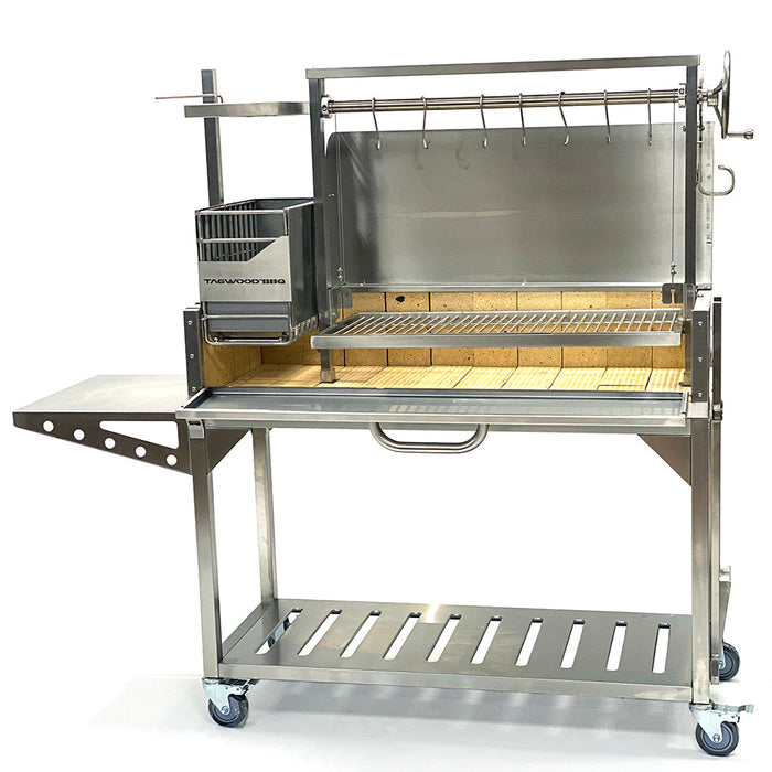 Stono Outdoor Living The Tagwood BBQ Stainless Steel Wind Guard is a handy accessory for the BBQ09SS and BBQ60SS grills by Tagwood BBQ, offering extra protection while grilling outdoors.