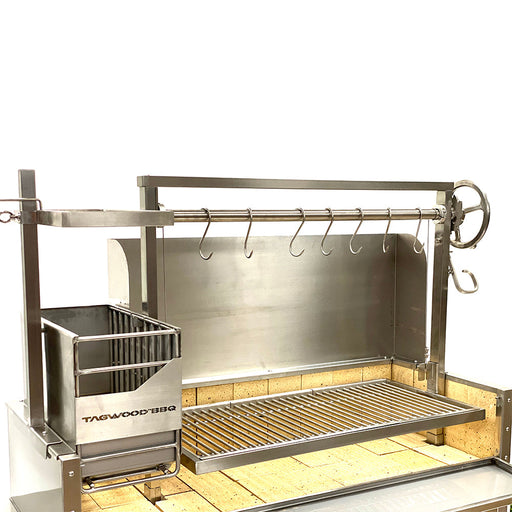 Stono Outdoor Living The Tagwood BBQ Stainless Steel Wind Guard for BBQ09SS - BBQ60SS is a must-have accessory, featuring durable construction and designed to fit your grill—perfect for enhancing outdoor cooking for any backyard chef.
