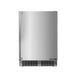Stono Outdoor Living The Lynx Sedona 24" Refrigerator (S24REF) features a sleek stainless steel design, solid door, left vertical handle, bottom ventilation grille, and Lynx branding on the lower right corner.