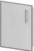 Stono Outdoor Living The Side Component by Stono Outdoor Living features a stainless steel rectangular door with a vertical metal handle on the right side, set against a plain white background.