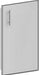 Stono Outdoor Living The Stono Outdoor Living Side Component is a stainless steel rectangular door with a vertical metal handle on the left, shown against a plain white background.