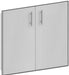 Stono Outdoor Living The Stono Outdoor Living Grill Access Door features two doors with vertical metal handles, a sleek modern design, and a brushed stainless steel finish.
