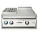 Stono Outdoor Living The Twin Eagles 30-Inch Built-In Natural Gas Dine & Breakfast Club (TEBC30-CN) is a stainless steel outdoor grill with two control knobs, a side burner, griddle, blue indicator lights, and the Twin Eagles logo on the front panel.
