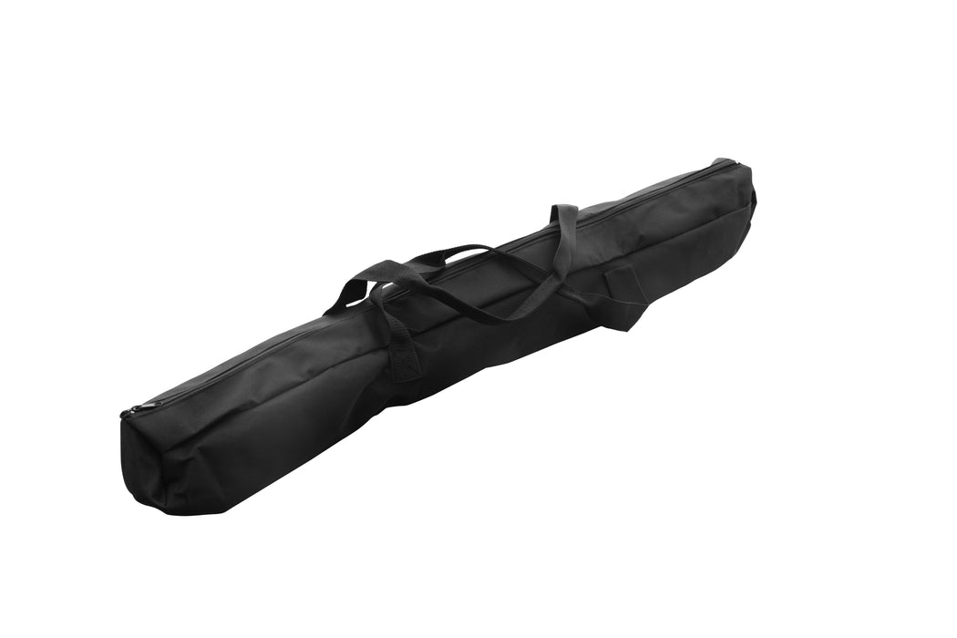 Stono Outdoor Living The TrueFlame 32" Rotisserie Bag (TF-GRILLCOV-ROT32) is a long, black carrying bag with two handles, designed to protect grill accessories for grills up to 32" wide. Perfect for outdoor use. Brand: TrueFlame. Isolated on white background.