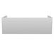 Stono Outdoor Living The TrueFlame 12" Duct Cover for 36" Outdoor Vent Hood (TF-VH36-2-DC) is a plain, rectangular stainless steel panel with open sides, shown from the front against a white background.