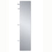 Stono Outdoor Living A vertical rectangular metallic TrueFlame 4" Spacer Bracket for 36" Outdoor Vent Hood (TF-VH36-2-SP4) with four evenly spaced knobs on the left side, shown in profile on a plain white background—ideal for outdoor venting systems.