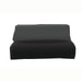 Stono Outdoor Living The TrueFlame 40" Built-In Deluxe Grill Cover (TFGC-40) by TrueFlame is a black, heavy-duty PVC cover with a two-piece design—darker lower section and lighter upper lid—perfect for outdoor kitchens; shown on a white background.