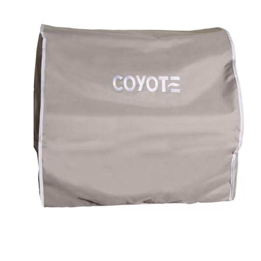 Stono Outdoor Living The Coyote Cover for CH50 Grill, Gray - CCVR50-BIG by Coyote is a weather-resistant, heavy-duty rectangular cover with "COYOTE" in white on the front, designed to protect your grill from the elements.