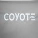 Stono Outdoor Living The image features "COYOTE" in bold white letters on gray, with a wavy T bar—a sleek nod to the Coyote Cover for CDSB Dual Burner, Gray - CCVRDB-BIG by Coyote.