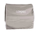 Stono Outdoor Living The Coyote Cover for 36" Built-In Pellet Grill (Gray - CCVR36P-BIG) is a light gray, weather-resistant cover with white COYOTE branding and white piping—ideal for protecting your outdoor appliance.