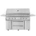 Stono Outdoor Living The Twin Eagles 42-Inch 3-Burner Built-In Propane Gas Grill (TEBQ42RS-CL) features a sear zone, infrared rotisserie burner, stainless steel burners, built-in thermometer, and a Five-Part Grilling System for optimal results.