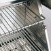 Stono Outdoor Living Close-up of stainless steel grill grates inside the American Made Grills Estate 30-Inch Natural Gas Grill (EST30-NG), featuring sleek metal side panels and visible screws for a clean, modern look.