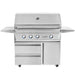 Stono Outdoor Living The Twin Eagles 42-Inch 3-Burner Built-In Propane Gas Grill (TEBQ42RS-CL) features a sear zone, infrared rotisserie burner, stainless steel construction, and the innovative Five-Part Grilling System for powerful performance.