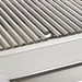 Stono Outdoor Living Close-up of the stainless steel grill grate on the Twin Eagles Eagle One 42-Inch 3-Burner Built-In Natural Gas Grill (TE1BQ42RS-N), featuring a polished design and advanced options like a sear zone and infrared rotisserie burner.