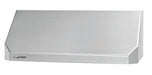 Stono Outdoor Living The Twin Eagles 60-Inch Vent Hood (TEVH60-C) features a sleek, angular stainless steel design with baffle filters, set against a white background. A small Twin Eagles logo appears in the lower left corner of this high-performance range hood.