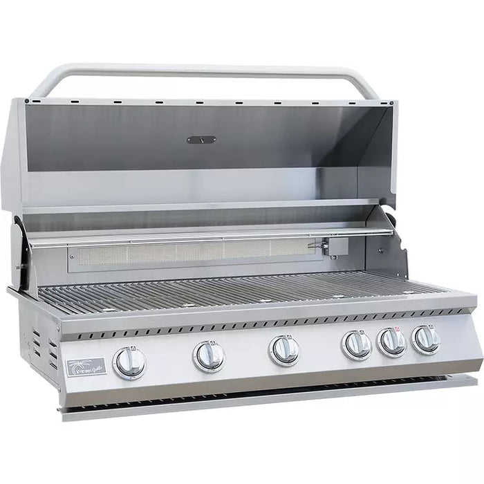 KoKoMo Grills 40" KO-BAK Series 5 Burner Built In BBQ Gas Grill with Infrared Back Burner - KO-BAK5BG - Stono Outdoor Living Co