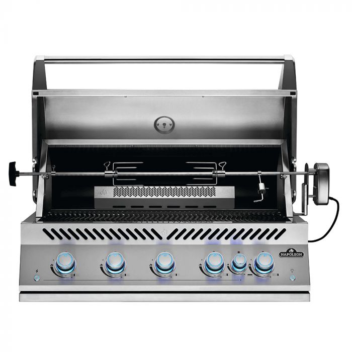 Napoleon Built-In 700 Series 38-Inch Propane Gas Grill w/ Infrared Rear Burner & Rotisserie Kit - BIG38RBPSS - Stono Outdoor Living Co