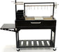Tagwood BBQ Chief Series Argentine Santa Maria Wood Fire & Charcoal Freestanding Grill 1/8 Thickness - 714 sq. in. of total grilling area - BBQ03SI - Stono Outdoor Living Co