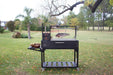 Tagwood BBQ Chief Series Argentine Santa Maria Wood Fire & Charcoal Freestanding Grill 1/8 Thickness - 714 sq. in. of total grilling area - BBQ03SI - Stono Outdoor Living Co