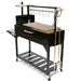 Tagwood BBQ Chief Series Argentine Santa Maria Wood Fire & Charcoal Freestanding Grill 1/8 Thickness - 714 sq. in. of total grilling area - BBQ03SI - Stono Outdoor Living Co