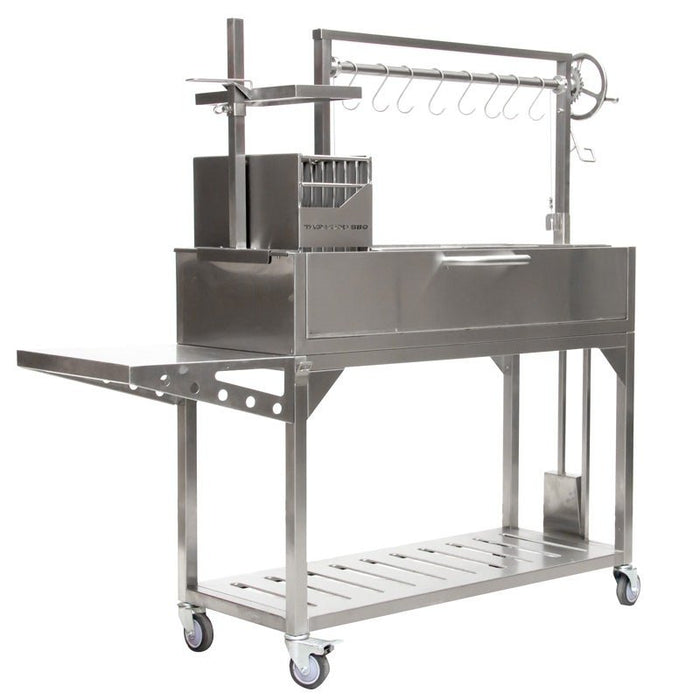Tagwood BBQ Ultimate Series Argentine Santa Maria Wood Fire & Charcoal Freestanding Grill - 714 sq. in. of total grilling area - BBQ03SS - Stono Outdoor Living Co