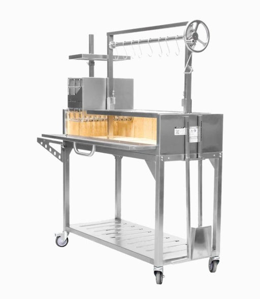 Tagwood BBQ Ultimate Series Argentine Santa Maria Wood Fire & Charcoal Freestanding Grill - 714 sq. in. of total grilling area - BBQ03SS - Stono Outdoor Living Co