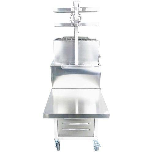 Tagwood BBQ Ultimate Series Argentine Santa Maria Wood Fire & Charcoal Freestanding Grill - 714 sq. in. of total grilling area - BBQ03SS - Stono Outdoor Living Co